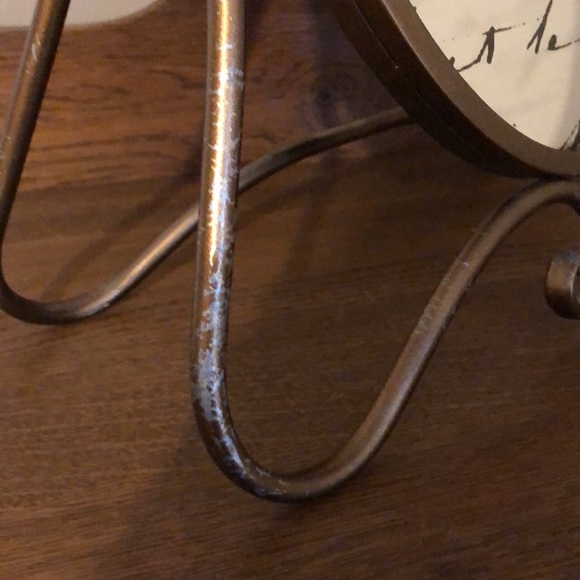 Wrought Iron Tabletop Vanity Mirror French Country - Picture 7 of 10